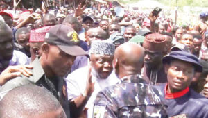Candidates Threaten Legal Action Following Governorship Election Results., Supporters-of-Ogun-PDP-protest