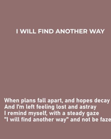 I Will Find Another Way