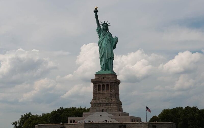 The Statue Of Liberty Arrived In New York City