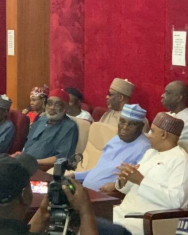 Atiku Abubakar Appears at Presidential Election