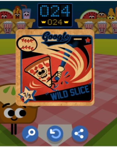 Google Doodle Baseball