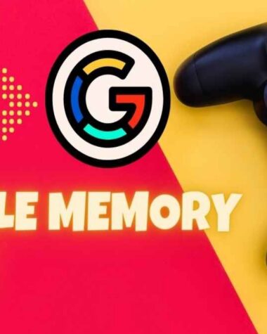 Goggle memory game