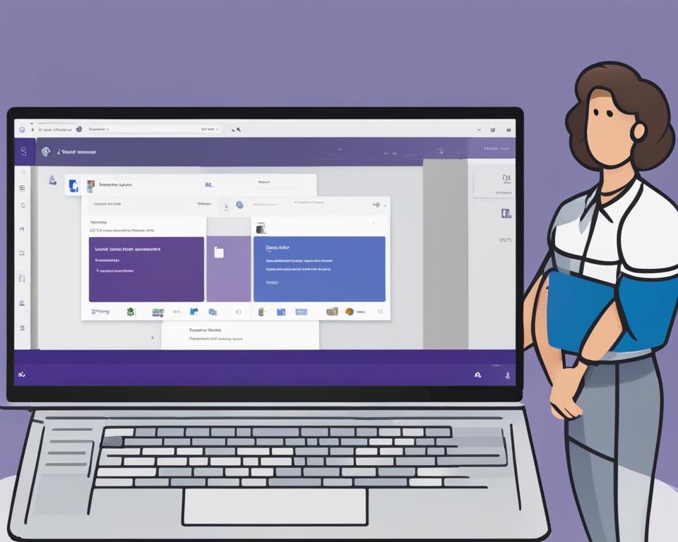 screen sharing in Microsoft Teams chat