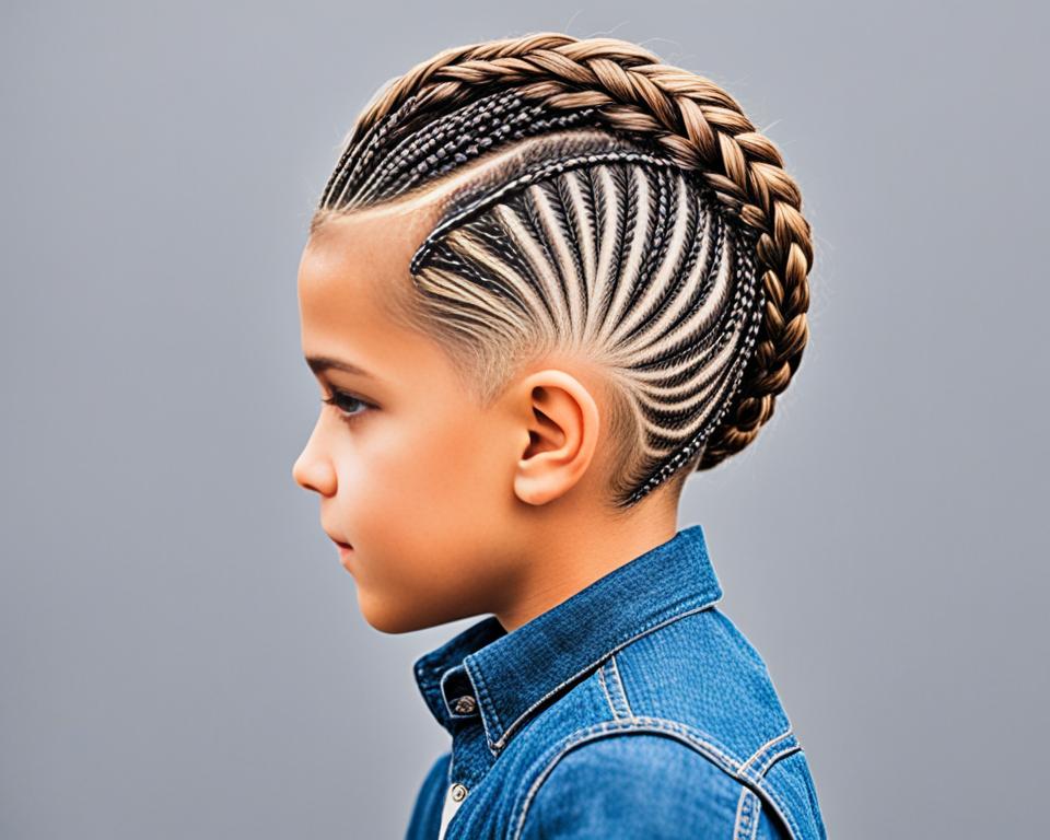 Stylish Braided Hairstyle for Boys