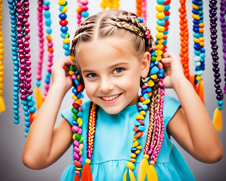braided hairstyles with beads